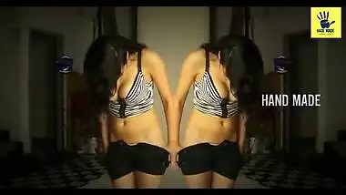 Girl takes shorts off and opens her sex jacket for a Desi XXX video