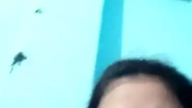 Nude show of girlfriend on video call to boyfriend