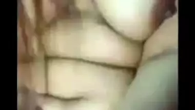 Bangladeshi beautiful unsatisfied wife in a live video call