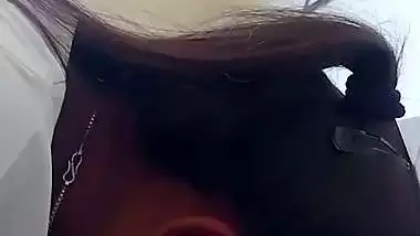 A 19-year-old GF gives an Indian blowjob to BF