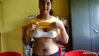 College Girl Nude Play with Master