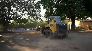 Sexy Indian Girl Driving Bobcat - Maya