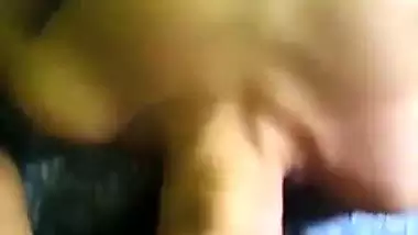 Lover records his GF’s blowjob MMS and fingers her pussy