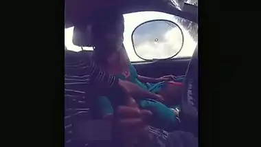 Tamil lovers car foreplay and outdoor sex